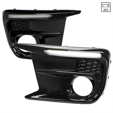 Spec-D Tuning STI LED DRL LIGHTS WITH SEQUENTIAL TURN SIGNALS, 2PK LDR-WRX18GB-SQ-VS